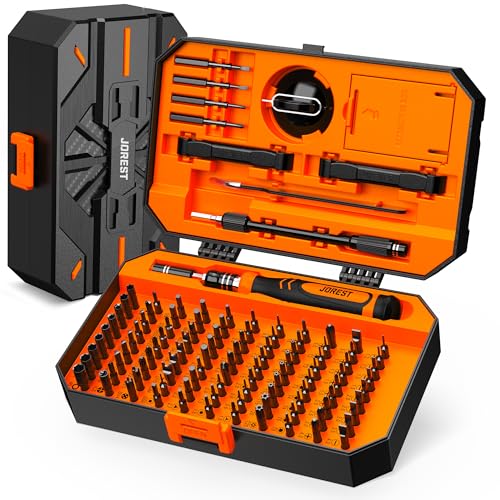 JOREST 115 in 1 Precision Screwdriver Set, Tool Gifts for Men, Mini Repair Tool Kit for iPhone, Macbook, PC, Laptop, Computer, Jewelers, PS5, Xbox, Switch, Electronics - style: 115 in 1