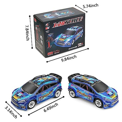 WLtoys 284010 1/28 4WD Mini RC Drift Car with 3 Batteries | 30km/h speed, 2.4G V8 remote & LED lights, hobby toy for adults - color: Wltoys 284010