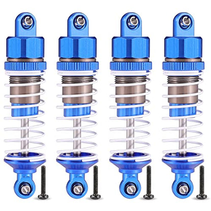 HAIBOXING 1/16 RC Cars Spare Parts Full Aluminum Oil Shocks 4pcs, RC Trucks Upgraded Parts Apply to 16889 & 16890A & 16889A (16HOP1)