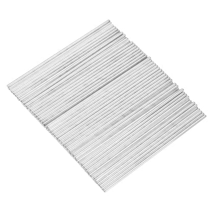 MECCANIXITY 80pcs 2mmx90mm Toys Shaft Round Rod Axles Drive Shaft for DIY RC Car Truck Boat Helicopter Model Part, Silver - size: 2mmx90mm