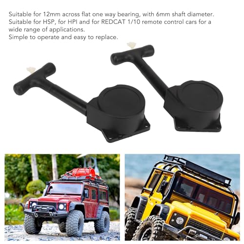 2pcs Rc Car Pull Starter, 1/10 Rc NitroCar Engine Starter, R020 Pull Start RecoilAccessory, for Hsp for Hpi for Redcat 1/10 Car