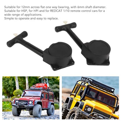 2pcs Rc Car Pull Starter, 1/10 Rc NitroCar Engine Starter, R020 Pull Start RecoilAccessory, for Hsp for Hpi for Redcat 1/10 Car