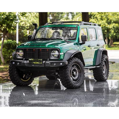 TOUCAN RC HOBBY 1/8 Tank300 Competitive Edition RC Crawler 4X4 4X2 Remote Control Off Road Car Metal Steering System 23KG Servo for Adult - color: Mgn