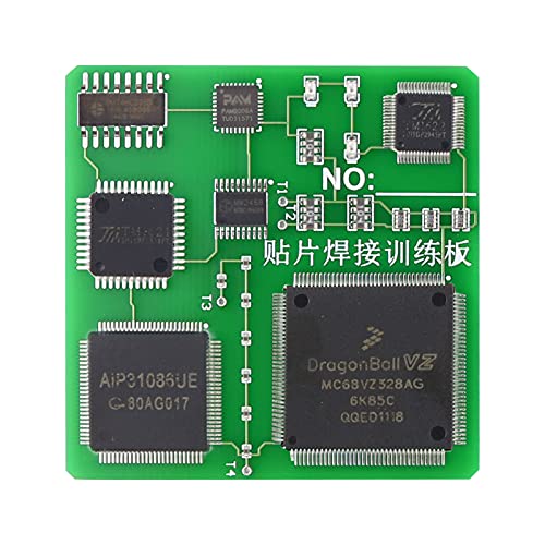 SMD Professional Chip Soldering Practice Kit,DIY SMT 7 Chips Soldering Practice Soldering Skill Training Board (1-7Chips) - style: 1-7Chips