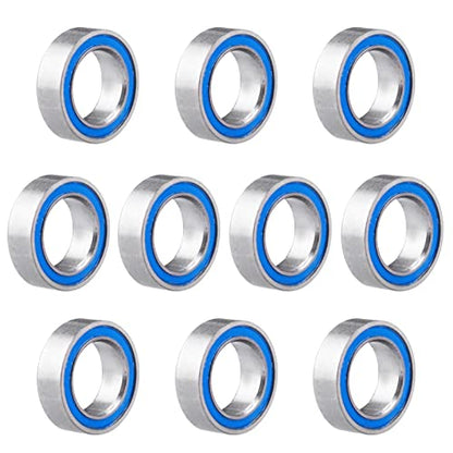 Professional RC Ball Bearings Double Rubber Sealed for Traxxas Arrma Axial Team Associated Losi Redcat Racing RC4WD Tamiya HPI (10-Pack) (5x8x2.5mm) - size: 5x8x2.5mm