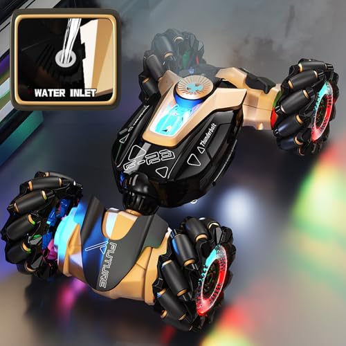RC Stunt Car with Lights & Music for Kids, 2.4GHz Remote Control Car, 360° Rotation Off-Road Toy Car, Christmas Holiday Toys for Teens