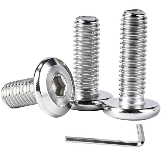 80Pcs M3-0.5x10mm Flat Head Socket Cap Screws Bolts with Hex Wrench | Allen Socket Drive, Stainless Steel 18-8,Full Thread Countersunk Bolts Furniture Screws - size: M3-0.5x10mm(80Pcs)