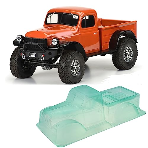 RCPickup Trunk Body Shell Transparent Shell Modified Part 313mm Wheelbase for SCX10 TRAX4 1:10 RCCar Accessories