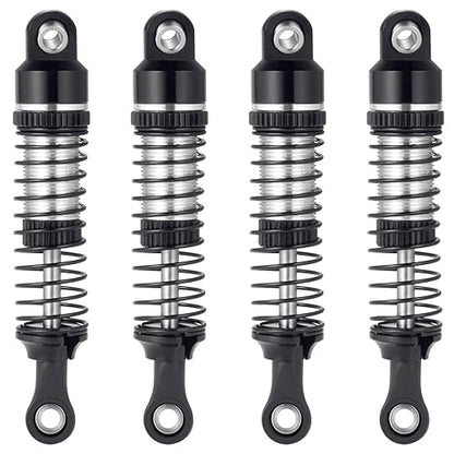 52mm Shock Absorber Damper Upgrade Parts, Black | For 1/18 TRX4M, RC Crawler Car - color: Black