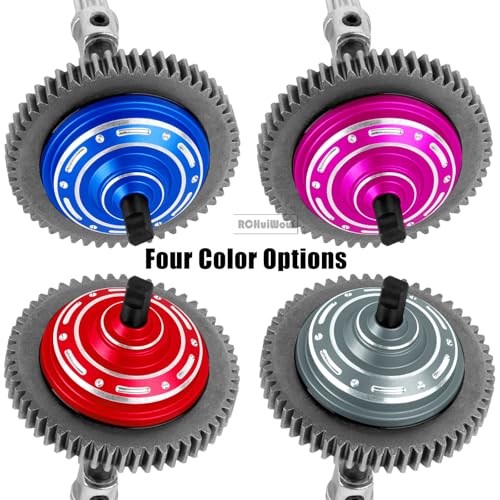 RC 54T Center Diff Gear Upgrades Part for 1/10 Slash 4x4,Slash 4x4 VXL,Rustler 4x4,Rustler 4x4 VXL,Stampede 4x4,Stampede 4x4 VXL,Hoss 4x4 VXL,Metal 54T Gear Slipper Clutch,Navy Blue - color: Navy Blue(1pcs)