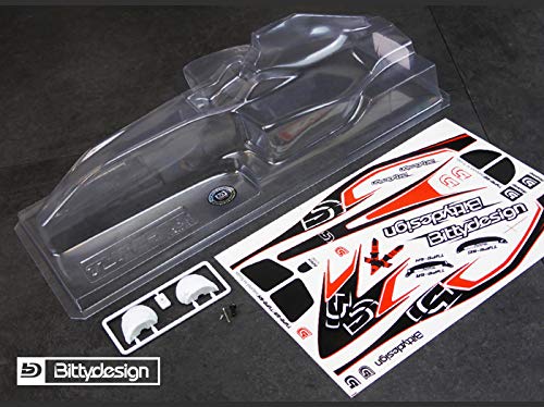 Type-6R 1/10 F1 Body (Clear) (Light Weight) / BittyDesign / BDYF1-T6R