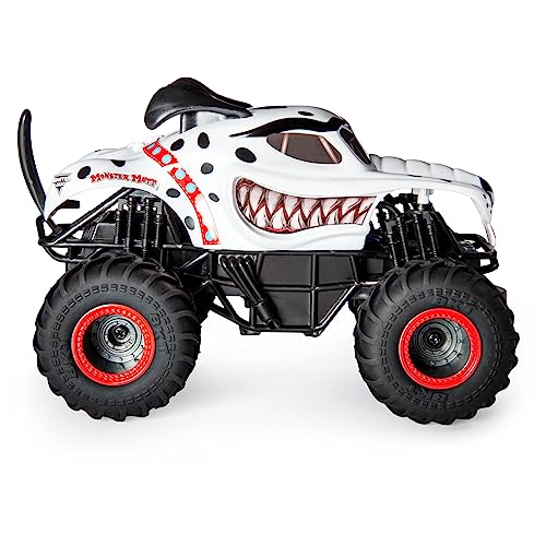 Monster Jam, Official Monster Mutt Dalmatian Remote Control Monster Truck for Boys and Girls, 1:24 Scale, 2.4 GHz, Kids Toys for Ages 4-6+ - style: Mutt Dalmatian