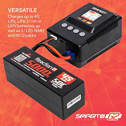 Spektrum Accessories Smart Powerstage 3S Air Bundle: G2 2200mAh 3S LiPo IC3 & S155 Charger, SPMXPSA400