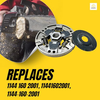 Clutch Shoe Assembly 1144 160 2001 11441602001 1144‑160‑2001 Fits Stihl MS661 MS661C Chainsaw Replacement Clutch Kit