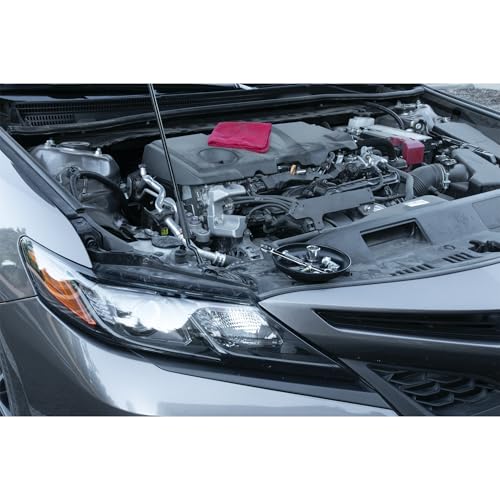 Performance Tool W1280 2-Piece Magnetic Parts Tray Set, Black | Holds screws and bolts sideways or upside down. Rubber coating prevents scratches. 4 and 5-1/2 inch trays