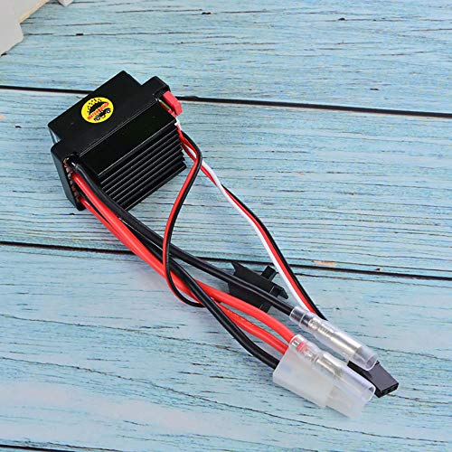 Comimark 2Pcs 320A 6-12V Brushed ESC Speed Controller W/2A BEC for RC Boat U6L5 G2I7