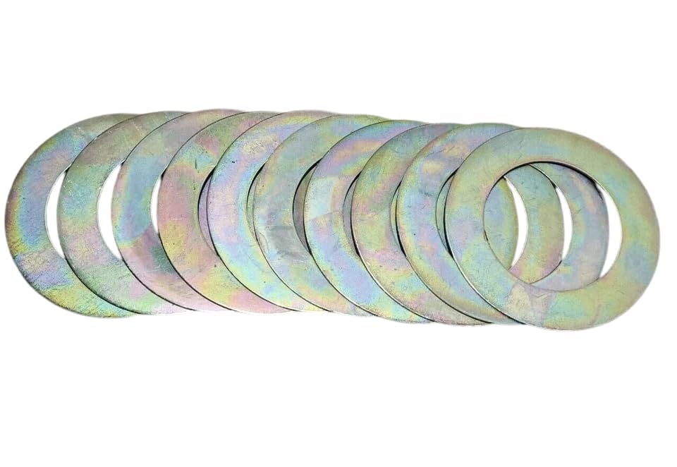 Bucket Pin Shims Washers Size 80 mm x 45 mm x 2 mm Set of 10 Pcs Fits and Compatible with Various Earthmoving Machines