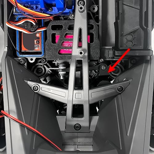 Metal Steering Suspension Knuckle Kit for 1/10 RC Car Maxx WideMAXX Truck