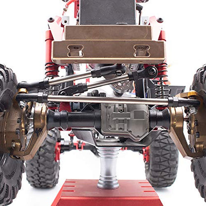 LCX Racing 1/10th RC Crawler Car Stainless Steel Front Steering Linkage for Traxxas TRX4 TRX6 6x6 G63, Upgrades Parts Accessories