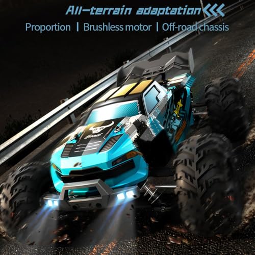 1/16 Fast RC Cars for Adults, Max 50mph Remote Control Drift Car with Carrying Bag, Brushless Motor Off Road 4WD High Speed Truck with 3 Batteries, Compatible 3S Battery - color: 50mph, 1/16, Sg116max