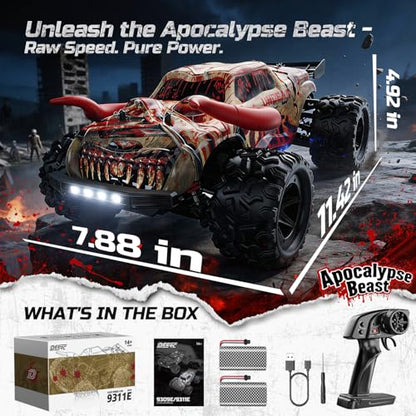 DEERC 9311 & 9308 Fast RC Cars for Adults Boys 4WD Off-Road Remote Control Monster Truck