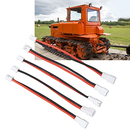 5Pcs 2P Male to Female Cable, Lipo Battery Adapter Cable Adapter for Axial SCX24 1/24 RC Crawler 36in, Extension Link Cable Soft Flexibility