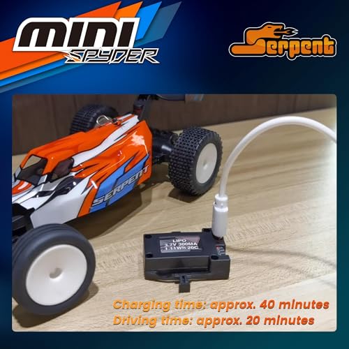 Serpent 1:24 Mini RC Car RTR with Gyro, 1/24 Scale 2.4GHz Off-Road RC Car