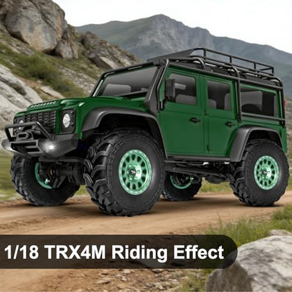 LRFHL 1.3" Crawler Tires Soft Rubber for 1/18 TRX4M 1/24 SCX24 FCX24, 4PCS | 65mm*26mm, RC Tires with Foam Insert, RC Rock Crawling Tires Upgrade - color: Style B