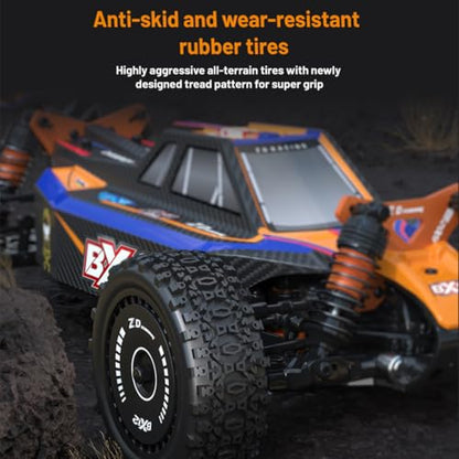 ZD Racing BX-12 1/12 Remote Control Off-Road Car Compatible with 3S Batteries, 2.4G Brushless 4WD 70KM/H RC Climbing Car Mini Electric RC Buggy Rock Crawler Toy Gift -RTR - style: ZD Racing BX-12 1/12, Orange