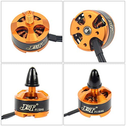 JMT Mini Multi-Rotor 1806 2400KV CW CCW Brushless Motor for DIY 2-3S 250 Mini Drone FPV CC3D 260 330 RC Quadcopter (CCW Black) - color: CCW Black