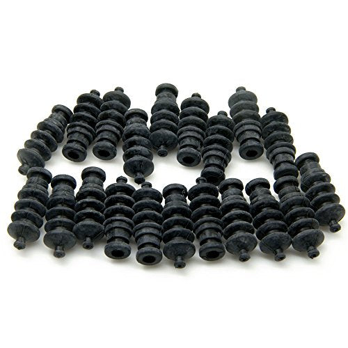 QUE-T 10Pcs Waterproof Push Rod Rubber Seal Bellow 37mm for RC Boat