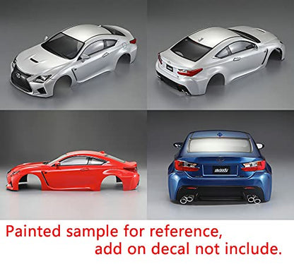 1/10 Killerbody Scale RC Onroad Racing Drift Touring Car Transparent Clear Lexan Body Shell (RCF) - style: RCF