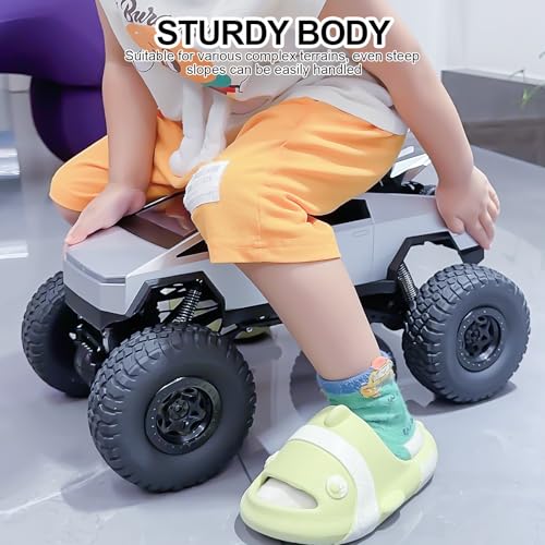 1:8 Huge Climbing Car Remote Control Truck RC Pickup Model Car Motorcycle Powerful 4x4 Vehicle for All Various Terrains Great Christmas and New Year Gift for Kids Automobile