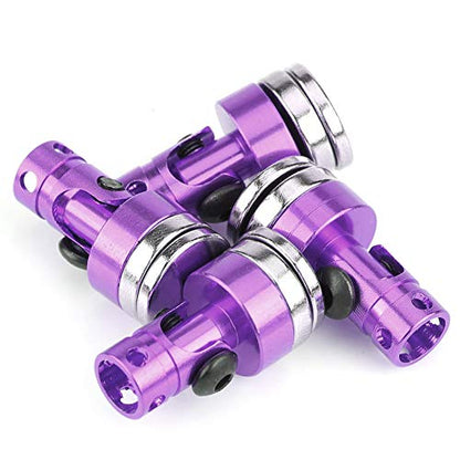 RC Magnetic Body Post, 4Pcs Stealth Model Car Body Post Mount Body Body Mount, RC Vehicle Accessories for SCX10 4WD 1:10(Purple)