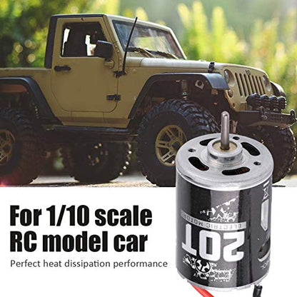 RC Motor, High Torque 20T Sensored Brushless Motor for 1/10 Scale RC Crawler, Durable Performance for Off-Road Enthusiasts and Hobbyists