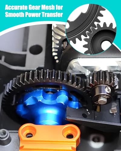 50T M1.0 Spur Gear and 20T Pinion Gear Fit for Traxxas X-Maxx | Hardened Steel Construction, Compatible with XO-1 Maxx and E-Revo 2.0 VXL Models