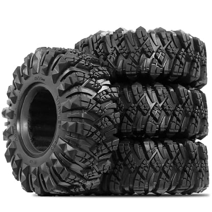STMU 1.9 RC Crawler Tires 4.33 Inch OD Foam Inserts for Traxxas TRX4 Axial SCX10 SCX10 II III RBX10 Redcat Gen 8 (1.9) - color: 1.9