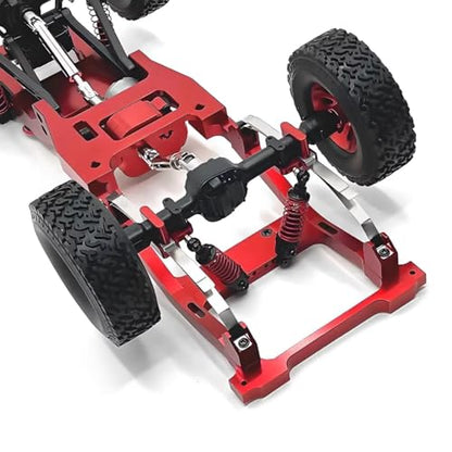 Compatible with MN for MN82 LC79 1/12 RC Car Upgrade Parts Accessories Metal Rear Axle Fixed Shock Absorber for Spring Plate RC Assortment
