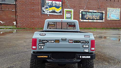 Bumper/Window Decals for RC Scale cralwer Accessory - 4 Styles to Choose from - for: Axial SCX10 II RC4WD Redcat Gen8 TRX4 Vanquish VS4-10 Stickers (Rap Hip hop R&B) - color: Rap Hip Hop R&b