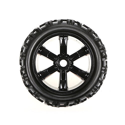 Goolsky 2pcs 3.6 Inch 150mm Monster Truck Wheel Rim and Tire for 1/8 Traxxas HSP HPI E-MAXX Savage Flux ZD Racing RC Car