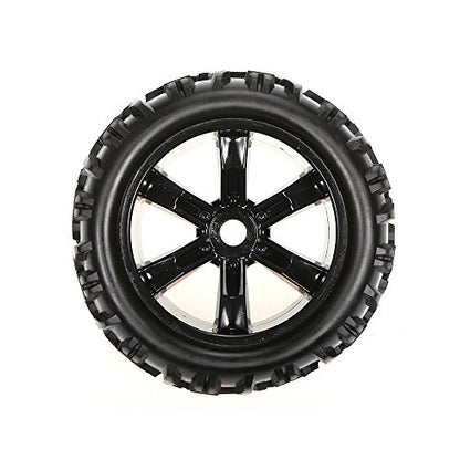 Goolsky 2pcs 3.6 Inch 150mm Monster Truck Wheel Rim and Tire for 1/8 Traxxas HSP HPI E-MAXX Savage Flux ZD Racing RC Car