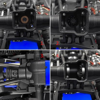 10-22T Overdrive Diff Gears for Tra-xxas TRX4M Bronco Defender | K10 F150 1/18 RC Crawlers Upgrades Parts Helical Differential Gear Set - style: 2set 10-22T