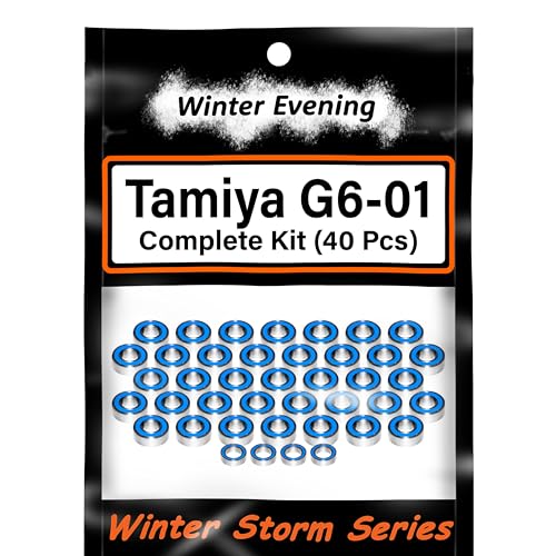 for Tamiya (G6-01) Konghead 6x6, A60H Hauler, & King Yellow 6x6 Bearings Kit (40 Pcs)