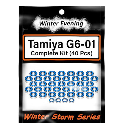 for Tamiya (G6-01) Konghead 6x6, A60H Hauler, & King Yellow 6x6 Bearings Kit (40 Pcs)