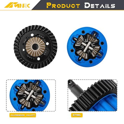 20Crmo 3PCS Steel Diff Differential & Input Gear Kit for 1/10 Maxx & Maxx Slash Series Upgrades Part