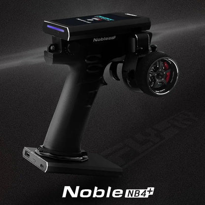Flysky Noble NB4+ Radio Transmitter with FGr4S V2 Receiver | Flysky Transmitter With 2.4GHz 8CH 3.5" Color IPS Touch Screen Remote Controller for RC Car Boat