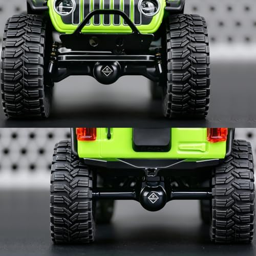 SCX30 Axles with Steel Gears for SCX30 Upgrade Parts | Front and Rear Metal Axles For Axial 1/30 RC Crawler