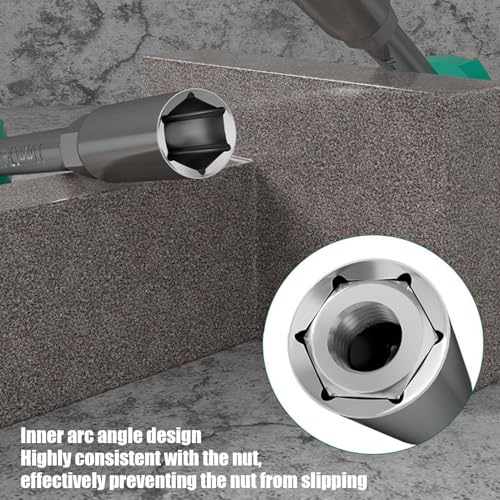Hex Nut Driver Set Comfort Grip 5-13mm Nonslip Hand Grips | Deep Nut Driver Set for Tightening Loosening Fasteners on Rc Quadcopter Helicopter Car Airplane Models - color: 5mm