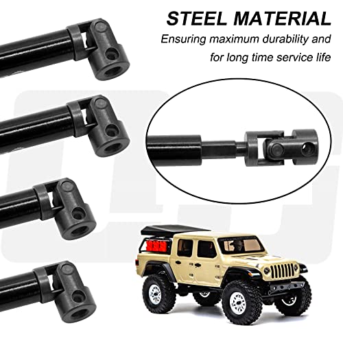 OGRC SCX24 Steel Center Drive Shaft for SCX24 Gladiator Dodge Power Wagon