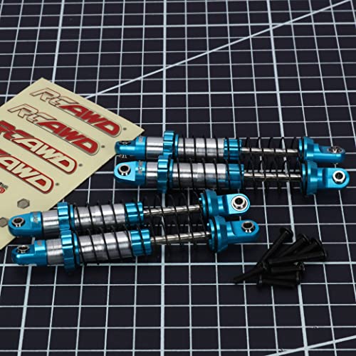 RCAWD Shock Absorber for UTB18 Capra Upgrades, Front & Rear RC Shocks Parts #AXI213004#AXI213000, for Axial 1/18#AXI01002 Blue - color: Blue